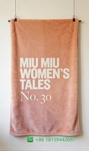 Miumiu Throw Blankets